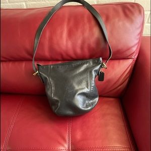 Nice Black Leather Coach Bag
